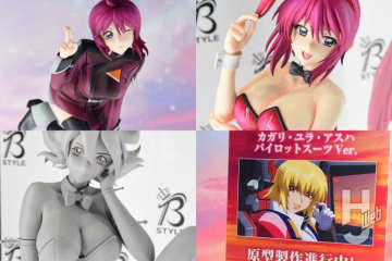 【ガンダムフィギュア】「レイン・ミカムラ」「ルナマリア・ホーク」バニーVer.が展示！「カガリ・ユラ・アスハ パイロットスーツVer.」の商品化も決定！【メガホビEXPO2025】