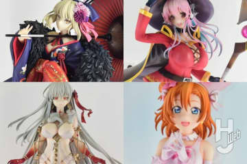 新たなノンスケールフィギュアシリーズ始動。『ラブライブ』μ’s 高坂穂乃果、『スレイヤーズ』リナ＝インバースなどが展示！涼宮ハルヒ、『狼と香辛料』ホロなども商品化【メガホビEXPO2025／KDcolle】