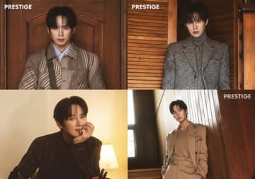 パク・ソンフンが“PRESTIGE Hong Kong”9月号カバーで放つ圧倒的存在感