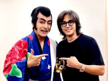 片岡愛之助、稲葉浩志との豪華2ショット「本当に嬉しかったです」