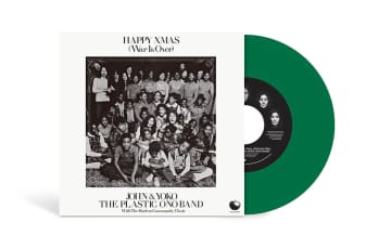 ジョン＆ヨーコ『Happy Xmas (War Is Over)』がカラー・シングル・ヴィニールでの発売が決定！