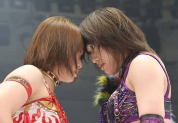 【スターダム】IWGP女子王者・Sareeeと朱里が大舌戦「負ける気なんかこれっぽちもない」