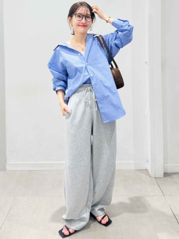 【GU】おしゃれ店員さんに学ぶ「スウェットパンツコーデ」