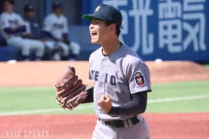 p【野球】渡辺和の好投に打線が応えられず　カード初戦を落とす／東京六大学野球秋季リーグ戦 明大１回戦　＠明治神宮野球場/p