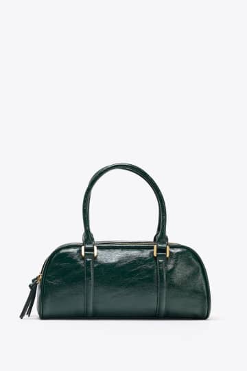 黒より茶よりシャレる“この色”！【ZARA】大人が持ちたい♡「グリーン色バッグ」