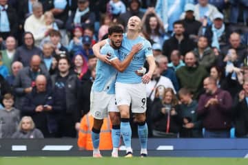 ハーランドが早くもリーグ戦8得点目…マンCが5発大勝！　バーンリーは一時追いつくもOGで2失点