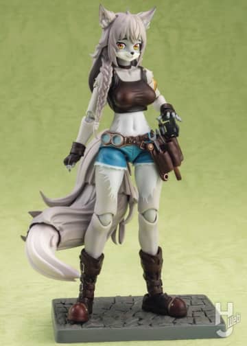 中国の新鋭メーカー「LADo TOYS」からケモノな美少女「Liya（リヤ）整備士Ver.」のアクションフィギュアが登場！