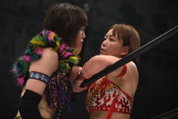 【スターダム】朱里が復帰戦でSareeeと舌戦勃発　IWGP女子王座を巡る因縁再燃！朱里「全部本気でやって結果出してやる」 Sareee「負ける気なんかこれっぽちもない」