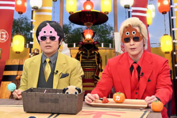バカリ＆カズレーザーMC『ひそかに合戦』写真イヤイヤ子の笑顔撮影、ゆるキャラ相撲など“ひそかな合戦”を見届ける【コメントあり】