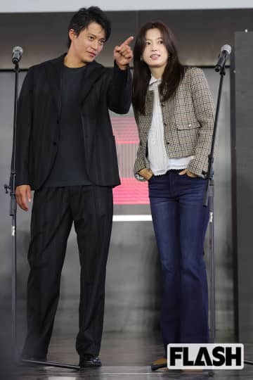小栗旬　韓国女優と“イチャイチャ”番宣で所属俳優のスキャンダルもどこ吹く風…「自分で稼ぐ」覚悟の裏返し？
