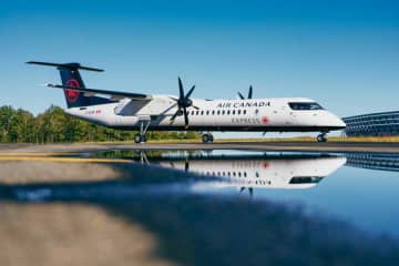 エア・カナダ、DHC-8-Q400型機の内装刷新　Wi-Fiも導入