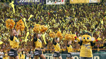 7回にジェット風船「やっぱり甲子園はこれがないと」　ベンチでは黄色に染まるスタンドを見つめる髙寺望夢の姿も