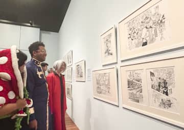 米国で日本漫画原画展　人気作家10人の700点