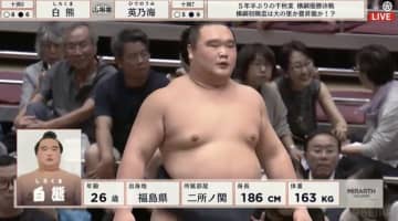 人気力士に“超絶激似”な化粧まわし 悶絶デザインに「本人にそっくり」「とっても似合っている」
