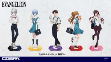 「エヴァ」秋葉原の街を楽しむシンジやレイ、アスカたちが描き下ろし♪先行販売グッズ登場のポップアップ開催