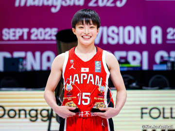 U16女子日本代表の竹内みやがアジアカップMVPを獲得…得点＆アシストで“2冠”の活躍、ベスト5にも選出