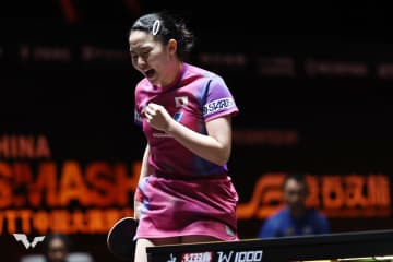 張本美和「一球一球粘り強く戦えた」ドイツのベテランカットマンを破って2回戦進出【卓球 チャイナスマッシュ】