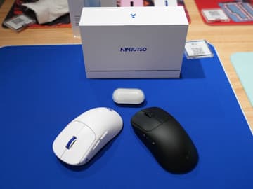 新形状・新構造のNinjutsoゲーミングマウス「Ten」先行展示が開始