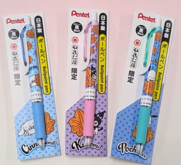「もみじ饅頭」製造元が「サンリオ」コラボ第3弾でボールペン　売れ行き次第で他のキャラも