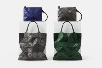 バオ バオ イッセイ ミヤケの“怪獣”メタリックバッグ、シボの凹凸で色の濃淡を表現