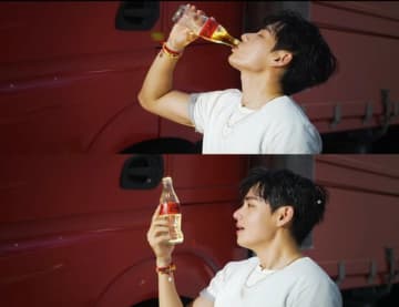 「BTS」V、コカ・コーラゼロの広告メイキングフィルム公開