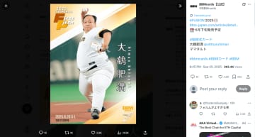 野球カードに異例の“MAX190キロ右腕”登場？　ダイナミックなフォームにネット興奮「欲しすぎる」「ある意味大投手」