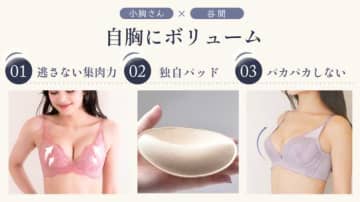 【グラモア】TAWAWAブラの新色「ヴィンテージインディゴ」登場！