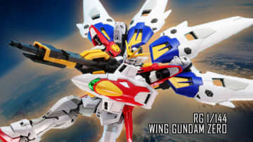 「RG 1/144 ウイングガンダムゼロ」レビュー【#ガンダムW】5機のガンダムの原型機で、ゼロと呼ばれた機体がRGオリジナルギミックを追加し登場！