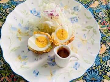 エッグコロッケを作るのにパン粉もパンもない！そんな時は〜