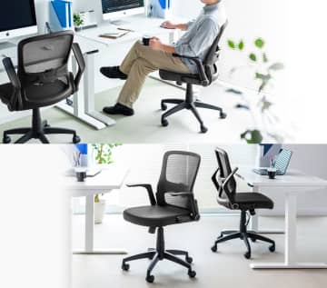 メッシュ素材採用のシンプルなオフィスチェア、サンワサプライが発売