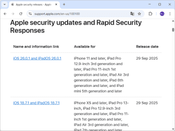 Apple、セキュリティ更新を実施 ～フォントパーサーに問題、iOSやmacOS、visionOSなどに影響／