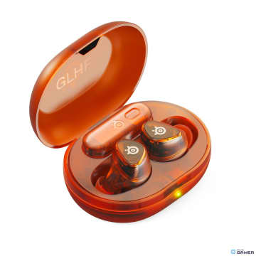 SteelSeries「Arctis GameBuds Glorange」数量限定発売！eスポーツ仕様の完全ワイヤレスイヤホン新色スケルトンモデル