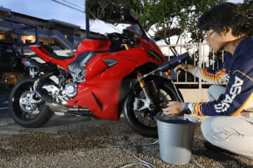 出先のバイク洗車のお悩み解決！ 持ち運び可能な高圧洗浄機が超便利だった