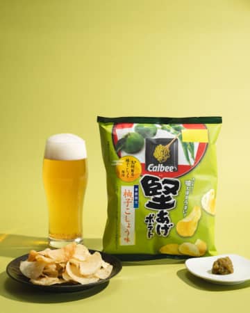 “秋の味”が今年も登場！『堅あげポテト 柚子こしょう味』が九州製造柚子こしょうの風味が強化されて期間限定発売