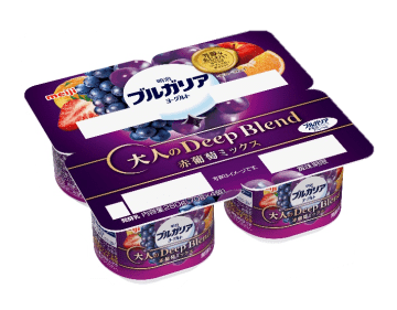 「明治ブルガリアヨーグルト 大人のDeep Blend 赤葡萄ミックス」 2025年10月6日発売／全国