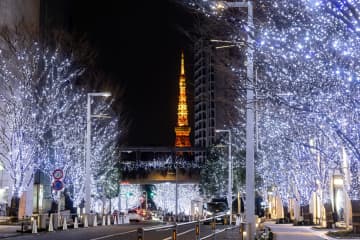 六本木ヒルズで93万灯のイルミネーションが点灯