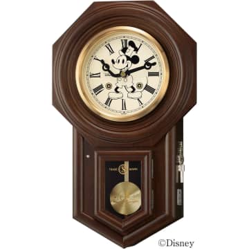 セイコー×蒸気船ウィリーの掛け時計が数量限定発売。1928年にディズニーとセイコーが出会っていたらがテーマのデザイン