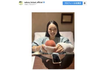 小祝さくら、病室から手術成功を報告　左手首にギブス…TFCC損傷の診断「リハビリ生活頑張ります」