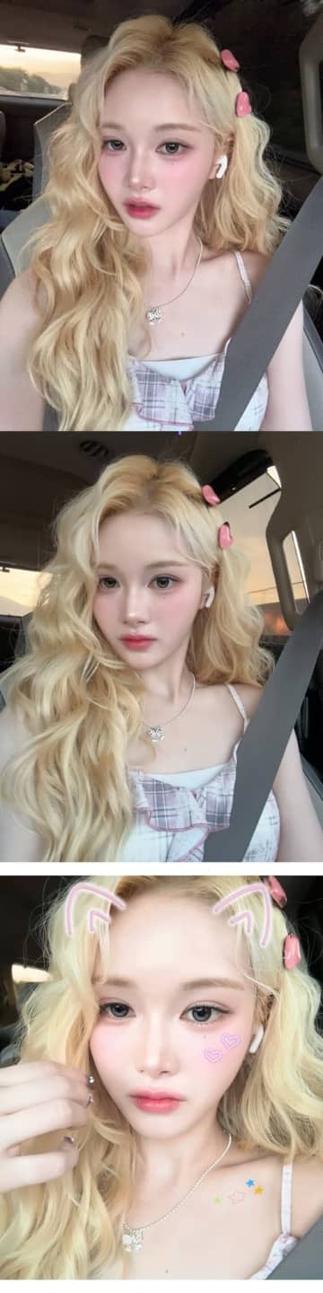 「リアルバービー人形？」tripleSの日本人メンバー・マユ、白玉肌×ブロンドヘアで輝く美貌【PHOTO】