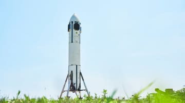 "ホンダロケット"、モビショーで実機展示