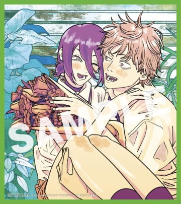劇場版「チェンソーマン」藤本タツキがデンジとレゼを描き下ろし！入プレ第2弾に戸谷菊之介も「おいおいおいおいおいおいお」