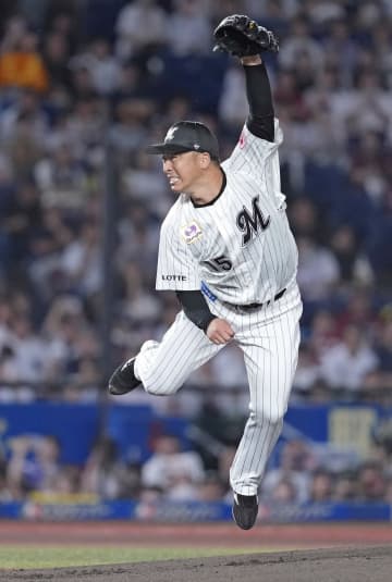 ロッテ・美馬、引退試合で登板　本拠地で古巣・楽天と