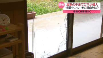 民家の中までクマ侵入　各地で被害相次ぐ…行動変化の理由とは