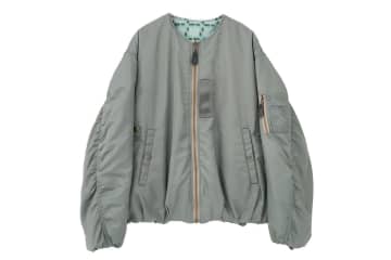クラネ×フラグメント デザイン“教会モチーフ”柄のリバーシブルMA-1＆セットアップ