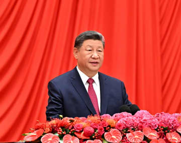 北京で新中国成立76周年祝賀レセプション　習近平氏ら出席