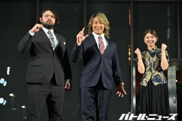 【会見全文】棚橋弘至とウルフアロンが1･4東京ドーム大会に向けて公開記者会見！新規カード発表などは特になし