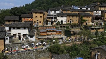中国安徽省黄山市の伝統村落が観光発展に注力