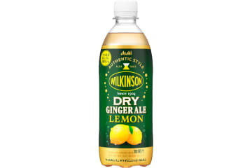 アサヒ飲料、ピリッと刺激的なジンジャが特徴の「ウィルキンソン ドライジンジャエールレモン」発売
