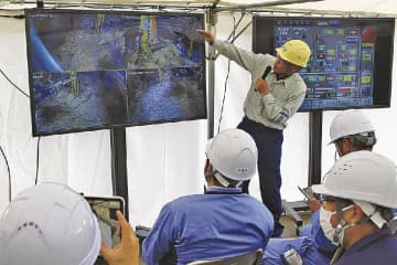鉄建建設ら／鉄塔基礎向け機械式深礎工法を試験施工／双腕機械で破砕と積み込みなど