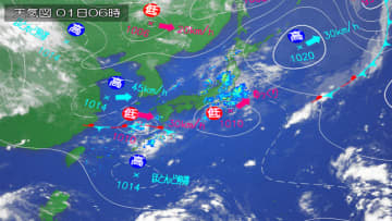 大気不安定　落雷や突風、急な強い雨に注意